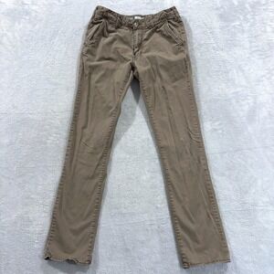 Buckle BKE Casuals Alec Pants Men's 30x30 Stretch Brown Chino Flat Front‎